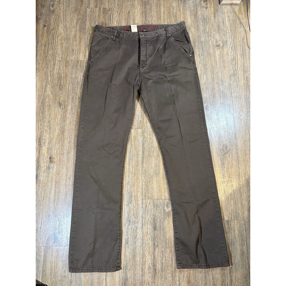 The Territory Ahead Men's Brown Jeans 37x34 Straight Fit